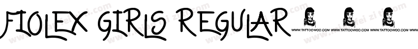 Fiolex Girls Regular字体转换
